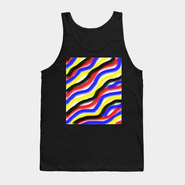 brush coloring pattern Tank Top by OmarZArtShop